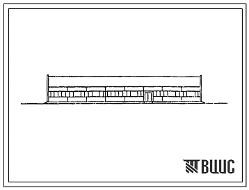 Типовой проект 803-4-51.86 Здание на 550 голов ремонтного молодняка и 50 козлов с пунктом чески и стрижки коз (в рамном каркасе)