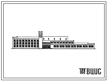 Типовой проект 224-01-609.88 Школа на 9 классов (350 учащихся). Здание одно-, двух-, трехэтажное. Стены из кирпича.