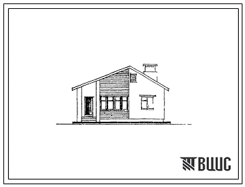 Типовой проект 184-115-81 Одноэтажный жилой дом на 1 квартиру типа 2Б. Для строительства в 1В и 2В климатических подрайонах