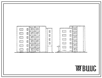 Типовой проект 117-031.85 Пятиэтажная блок-секция на 22 квартиры