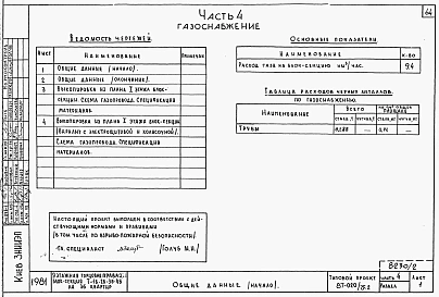 Альбом 2 Части 1.85, 2,3,4,5,6 Архитектурно-строительные чертежи, отопление и вентиляция, водоснабжение и канализация, газоснабжение, электрооборудование, устройства связи выше отм.0.000 