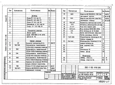 Альбом 6 Задание заводу на изготовление щитов и пультов.Автоматизации устройств инженерного оборудования.