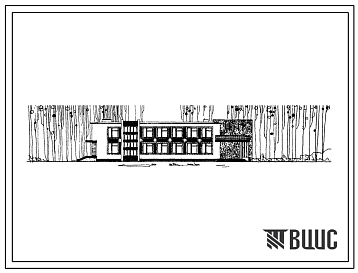Типовой проект 274-30-44 Торговый цент. Тип 1-А для поселков с населением 1000-1500 жителей. Для строительства Белорусской ССР. Расчетная наружная температура -250С.