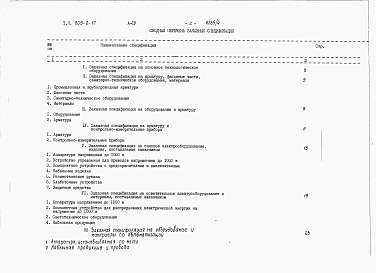 Альбом 4. Заказные спецификации.   