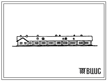 Типовой проект 801-3-53.13.86 Родильная на 25 коров с телятником на 130 голов. Для Северо-Западной зоны. Содержание телят до 6 месяцев - в групповых клетках с боксами. Доение - в доильные ведра. Раздача кормов - ручными тележками. Удаление навоза - трансп