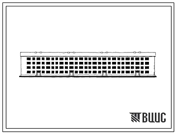 Типовой проект 1-317-11 Четырехэтажный дом на 64 квартиры со стенами из кирпича с высотой этажа 2,8м