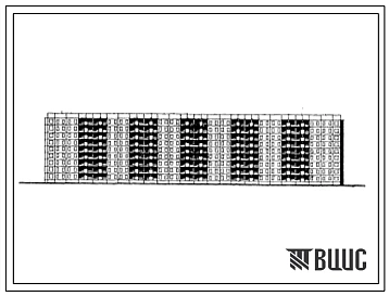 Типовой проект 111-84-3/1 Девятиэтажный,  шестисекционный,  215 квартирный крупнопанельный жилой дом.