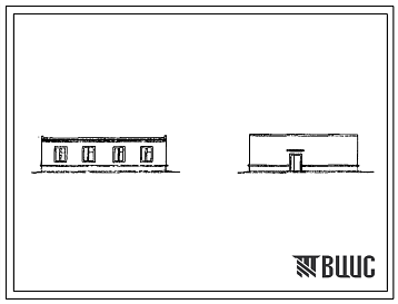 Типовой проект 807-10-138.90 Лаборатория агрохимического контроля на 1500 проб в год. Размеры здания - 12x3,5 м. Расчетная температура: -30°С. Стены – кирпичные. Покрытие - железобетонные плиты