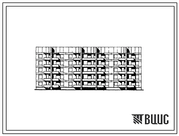 Типовой проект 81-014.84 Блок-секция 5-этажная 65-квартирная для малосемейных