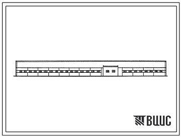 Типовой проект 801-2-14 Коровник на 50 коров привязного содержания с помещениями для телят и ремонтного молодняка (для подсобных хозяйств предприятий). В индустриальных строительных конструкциях