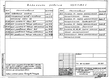 Альбом 4 Автоматизация сантехустройств. Задание заводу на изготовление щитов