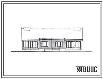 Типовой проект 186-115-122.83 Дом на 2 двухкомнатные квартиры. Общая площадь 101 м2 (СТЕНЫ ИЗ БРУСА, Перекрытия деревянные. Полное инженерное благоустройство. Одноэтажные, Двухэтажные, Секционные дома Двухэтажные)