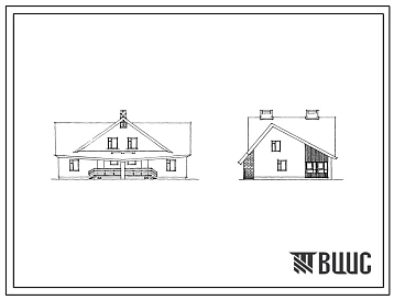Типовой проект 144-16-53/1 2-этажный 2-квартирный блокированный жилой дом с 5-комнатными квартирами типа 5А в двух уровнях. Для строительства в 1В климатическом подрайоне, 2 и 3 климатических районах.