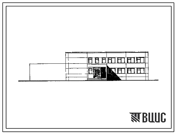 Типовой проект 271-28-7с Блок обслуживания для 9-этажного общежития на 584 места. Сейсмичность 7, 8 баллов. Здание двухэтажное. Каркас сборный железобетонный серии ИИС – 04. Стены из однослойных легкобетонных панелей.