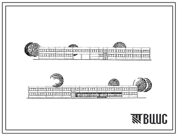 Типовой проект 222-1-231 Средняя общеобразовательная школа на 20 классов (784 учащихся), для строительства в 1В климатическом подрайоне, 2 и 3 климатических районах