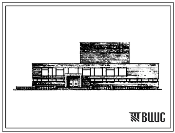 Типовой проект 264-12-168 Сельский дом культуры на 600 мест. Для строительства в 1В климатическом подрайоне, 2 и 3 климатических районах