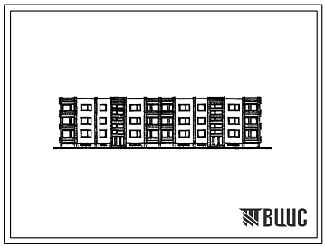 Типовой проект 114-212-1 Секционный жилой дом на 18 квартир (двухкомнатных 2Б — 6, трехкомнатных 3Б — 9, четырехкомнатных 4Б — 3).