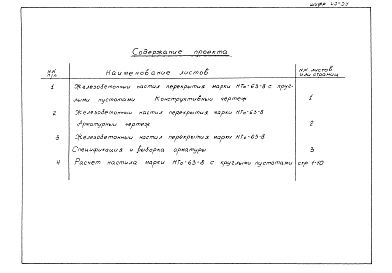 Альбом 1 Рабочие чертежи НТо-63-8.