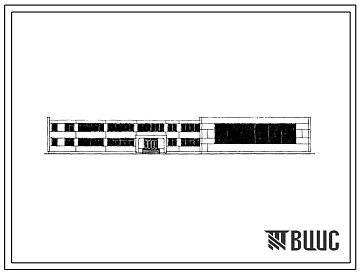 Типовой проект 221-1-299 Неполная средняя школа на 8 классов (320 учащихся) для сельского строительства в 1В климатическом подрайоне, 2 и 3 климатических районах