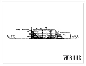 Типовой проект 264-19-5 Дом пионеров на 300 посещений с залом на 340 мест для строительства во 2 и 3 строительно-климатических зонах.