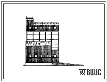 Типовой проект 813-174 Склад рассыпных и гранулированных кормов емкостью 360 т.