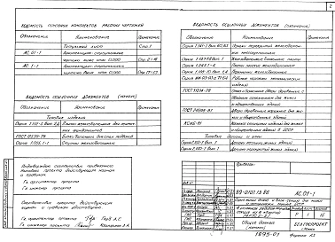 Альбом 1 Архитектурно-строительные чертежи ниже отметки 0.000 (АС.01-1)