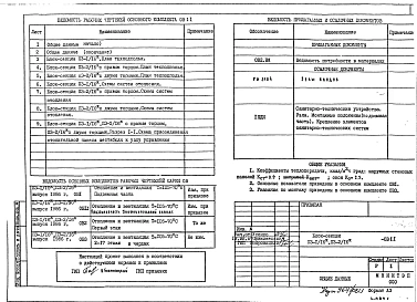 ОВ 1.1 Отопление и вентиляция Т=105-70ºС. Подземная часть. Унифицированный вариант