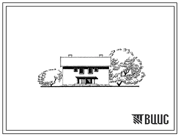 Типовой проект 144-24-8 Двухэтажный 2-квартирный дом с 4-комнатными квартирами в двух уровнях, для строительства в 3 строительно-климатической зоне.