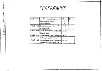 Альбом 3 Тепловой контроль и автоматика. Чертежи-задания заводу-изготовителю.