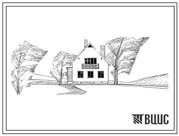 Типовой проект 184-19-4  Одноквартирный  4-х комнатный мансардный жилой дом для индивидуального строительства с печным отоплением.