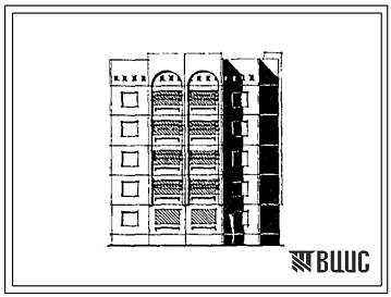 Типовой проект 165-022с.13.90 Блок-секция 5-этажная 15-квартирная угловая правая 2Б.2Б.2Б (для строительства в городе Душанбе)