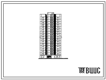 Типовой проект Пп70-07/17 17-ти этажные панельные жилые блок-секции серии Пп70 производства ГМПСМ
