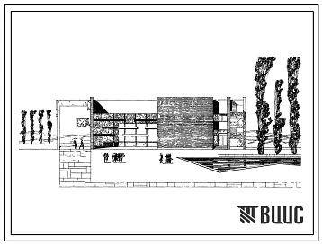Типовой проект 264-12-87 Сельский клуб на 200 мест для строительства во 2 и 3 строительно-климатических зонах.