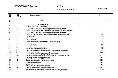 Альбом 10 Сметы. Надземная часть. Книга 1, 2 ( из т.п. 902-1-104.86)