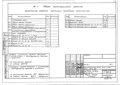 Альбом 1 Характеристика серии (РОС.1-1)