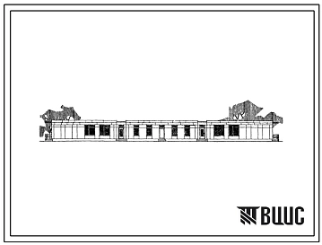 Типовой проект 213-2-56 Детские ясли-сад на 90 мест с круглосуточным пребыванием детей для сельского строительства в 1В климатическом подрайоне, 2 и 3 климатических районах