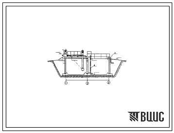 Типовой проект 802-9-2 Приемный резервуар навозных стоков емкостью 190 м3