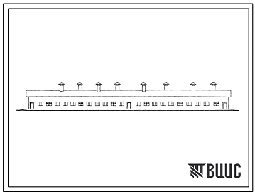Типовой проект 801-4-97с.85 Здание ремонтного молодняка на 470 голов с пунктом искусственного осеменения. Для строительства в районах Азербайджанской ССР сейсмичностью 7, 8 баллов