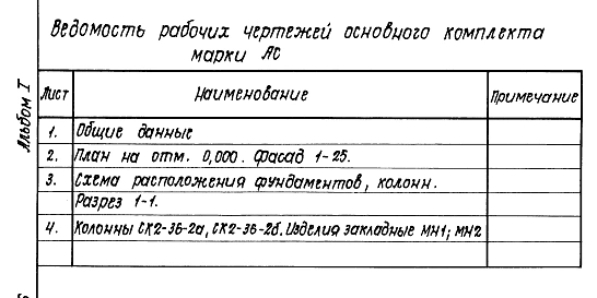 Альбом 1 Общая пояснительная записка. Архитектурно-строительные решения