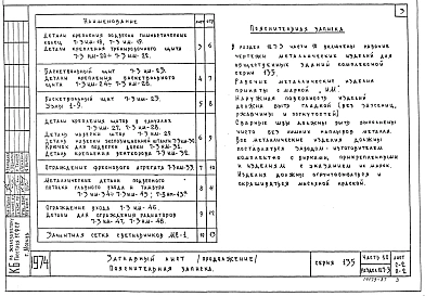 Часть 10 Раздел 10.7-3 Металлические изделия. Рабочие чертежи изделий. (И 10.7-3)