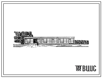 Типовой проект 310-3-4 Летние парковые павильоны секционного типа. Павильон для танцев тип Д-3