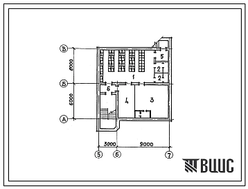 Типовой проект П-4-96(416-1-194.87) Складские помещения подвала корпуса административных и вспомогательных служб для рыбоводных хозяйств, приспосабливаемые под ПРУ(убежище на 96 человек, размеры убежища 12м на 12м, режимы вентиляции 1,2).