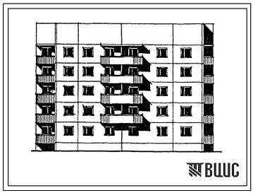 Типовой проект 108-052.13.87 Блок-секция 5-этажная 20-квартирная торцевая правая 1.2.3.4. Для строительства в Ленинградской области.