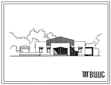 Типовой проект 274-20-149с.86 Базовая столовая с залом на 50 мест. Для строительства в сельской местности
