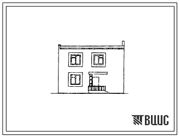 Типовой проект 42-0122с/1 Двухэтажная четырехкомнатная блок-квартира в дух уровнях. Для строительства в 4б и 4В климатических подрайонах Азербайджанской ССР сейсмичностью 7 и 8 баллов