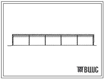 Типовой проект 803-4-52с.86 Трехстенный навес на 350 ремонтных ярок
