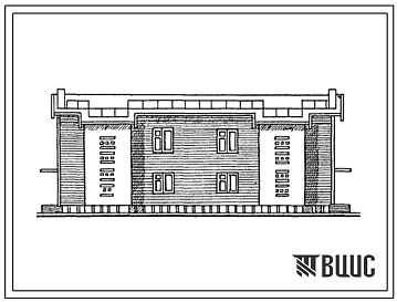 Типовой проект 144-40-139сп.13.87 Двухэтажный двухквартирный жилой дом с 5-комнатными квартирами в двух уровнях для государственного строительства в Узбекской ССР