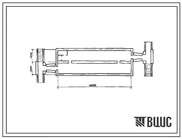Типовой проект Ау-II,III,IV-150-74/25 Быстровозводимые убежища на 150 чел. Стены из бетонных блоков по серии 1.116-1 (ГОСТ 13579-78). (убежище на 150 человек, размеры убежища 18м на 6м, режимы вентиляции 1,2)