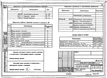 Альбом 6 ЭО 1-1 Электрооборудование