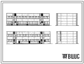Типовой проект IX-17-52 Дом быта (предприятие бытового обслуживания населения) выпуск 1976 года для строительства в г. Москве